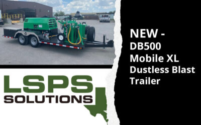 DB500 Mobile XL Dustless Blast Trailer